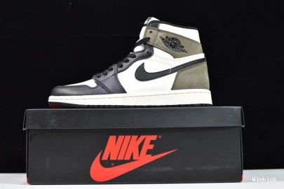 OG 555088-105 AIR 'DARK 1 JORDAN HIGH RETRO MOCHA' 0808
